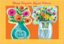 Floral Bouquet Shaped Notecards - Book