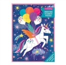 Unicorn Party Greeting Card Puzzle - Book