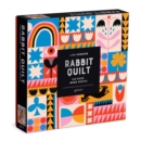 Lisa Congdon Rabbit Quilt 144 Piece Wood Puzzle - Book