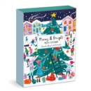 Louise Cunningham Merry and Bright 12 Days of Christmas Advent Puzzle Calendar - Book