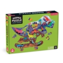 Jurassic Skatepark 75 Piece Shaped Scene Puzzle - Book