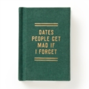 Dates People Get Mad If I Forget Tiny Diary - Book