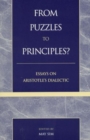 From Puzzles to Principles? : Essays on Aristotle's Dialectic - Book