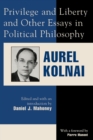 Privilege and Liberty and Other Essays in Political Philosophy - Book