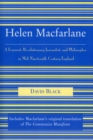 Helen Macfarlane : A Feminist, Revolutionary Journalist, and Philosopher in Mid-Nineteenth-Century England - Book