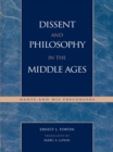 Dissent and Philosophy in the Middle Ages : Dante and His Precursors - eBook