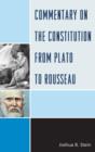 Commentary on the Constitution from Plato to Rousseau - Book
