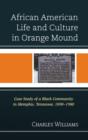 African American Life and Culture in Orange Mound : Case Study of a Black Community in Memphis, Tennessee, 1890–1980 - Book