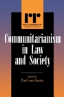 Communitarianism in Law and Society - Book