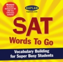 SAT Words to Go : Vocabulary Building for Super Busy Students - eAudiobook