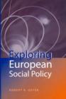 Exploring European Social Policy - Book