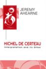 Michel de Certeau : Interpretation and Its Other - eBook