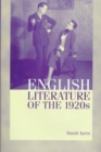 English Literature of the 1920s - Book