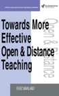 Towards More Effective Open and Distance Learning Teaching - Book