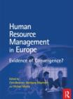 HRM in Europe - Book