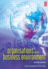 Organisations and the Business Environment - Book