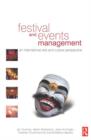 Festival and Events Management - Book