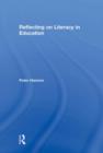 Reflecting on Literacy in Education - Book