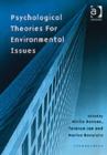 Psychological Theories for Environmental Issues - Book