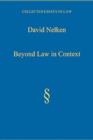 Beyond Law in Context : Developing a Sociological Understanding of Law - Book