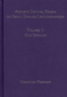 Ashgate Critical Essays on Early English Lexicographers: 5-Volume Set - Book