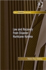 Law and Recovery From Disaster: Hurricane Katrina - Book