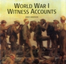 World War I Witness Accounts - Book
