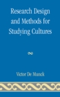 Research Design and Methods for Studying Cultures - eBook