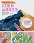 Learn to Watercolor : 20 Step-by-Step Beginner-Friendly Lessons on Watercolor Paper - Book