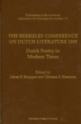 The Berkeley Conference on Dutch Literature- 1995 : Dutch Poetry in Modern Times - Book
