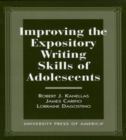 Improving the Expository Writing Skills of Adolescents - Book