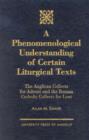 A Phenomenological Understanding of Certain Liturgical Texts : The Anglican Collects for Advent and the Roman Catholic Collects for Lent - Book