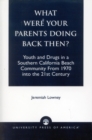 What Were Your Parents Doing Back Then? : Youth and Drugs in a Southern California Beach Community From 1970 into the 21st Century - Book