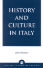 History and Culture in Italy - Book