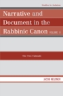 Narrative and Document in the Rabbinic Canon : The Two Talmuds - eBook
