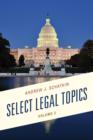 Select Legal Topics - Book