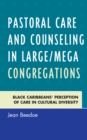 Pastoral Care and Counseling in Large/Mega Congregations : Black Caribbeans' Perception of Care in Cultural Diversity - Book