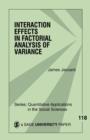 Interaction Effects in Factorial Analysis of Variance - Book