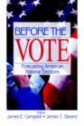 Before the Vote : Forecasting American National Elections - Book