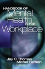 Handbook of Mental Health in the Workplace - Book