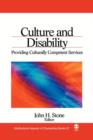 Culture and Disability : Providing Culturally Competent Services - Book