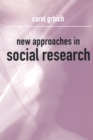 New Approaches in Social Research - Book