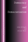 Democracy and Democratization : Post-Communist Europe in Comparative Perspective - Book