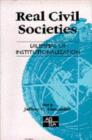 Real Civil Societies : Dilemmas of Institutionalization - Book