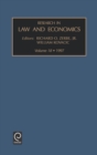 Research in Law and Economics - Book