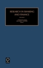 Research in Banking and Finance - Book