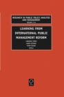 Learning from International Public Management Reform - Book
