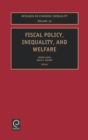 Fiscal Policy, Inequality and Welfare - Book