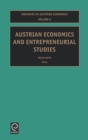 Austrian Economics and Entrepreneurial Studies - Book