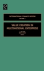 Value Creation in Multinational Enterprise - Book